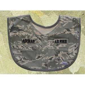  Air Force ABU Airman Bib, Nicely decorated with embroidered Airman 
