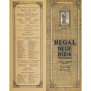  1913 Brochure Regal Blue Book Mens Formal Dress Shoes 