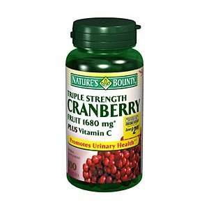 : NATURES BOUNTY CRANBERRY + C 1680MG TRIPLE 100SG by NATURES BOUNTY 