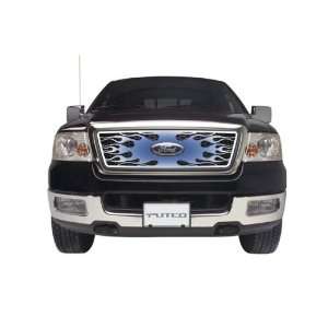  Flaming Inferno Blue Flame; Grille Insert: Automotive