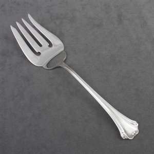  English Chippendale by Reed & Barton, Sterling Cold Meat Fork 