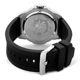   1101 Pro Diver Luminous Numbers Bezel White Dial Black Rubber Watch