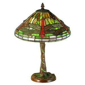  Meyda Tiffany Mosaic Dragonfly Accent Lamp: Home 