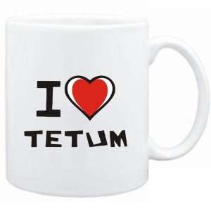  Mug White I love Tetum  Languages