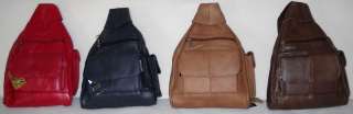 Genuine Leather Backpack Purse CARRY 3 Ways 4 COLORS  