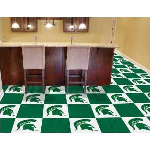 Michigan State University   Collegiate Carpet Tiles Mat:  