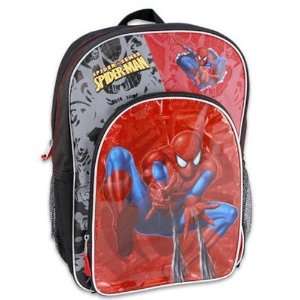  Spiderman Backpack 16x12x5 Inches Case Pack 12   Sports 