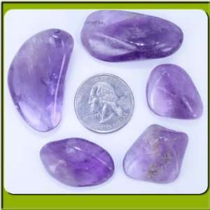  Large Bolivian Amethyst Stone Set (tumbled) Everything 