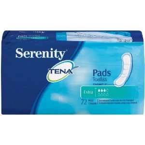 Tena Serenity Pads, Discreet Bladder Protection, Extra Absorbency, 72 