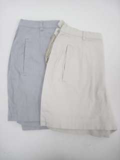 LOT 2 TROUSERS J.R. MORRISSEY Blue Beige Shorts Sz 10  