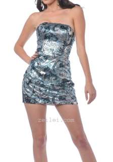 NEW 2012 #7535 Allover Sequins High Low Occasion Party Pageant Formal 