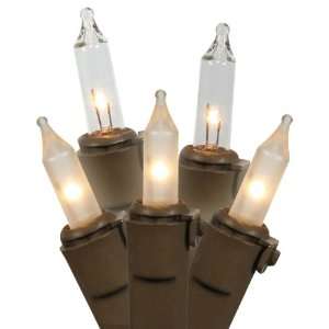   Frost Mini Christmas Lights   Brown Wire:  Home & Kitchen