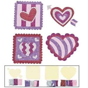  Valentine Glitter Art Craft Kit   Teacher Resources 