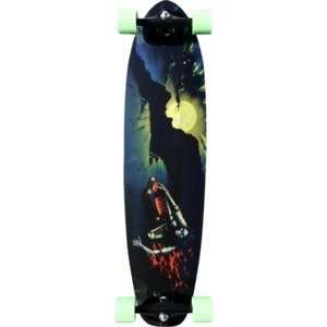  Dregs Mobber La Muerte Complete Longboard Skateboard   9.5 