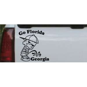  Go Florida Pee On Georgia Car Window Wall Laptop Decal 