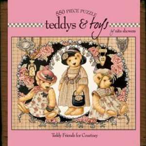  Ceaco Teddys Friends for Courtney 550 Piece Jigsaw Puzzle 