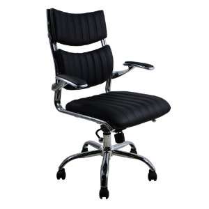  TECHNI MOBILI 2115 Executive Office Chair in Black: Office 