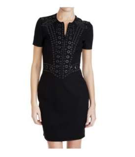 NEW Givenchy Black Grommet Dress, Eu 36 (US 6) $1355  