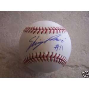  Shinji Mori Rays/japan Signed Ml Baseball   Autographed 
