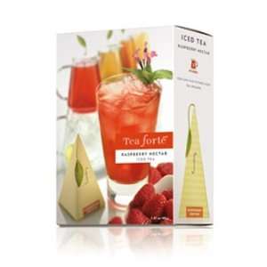 Tea Forte Iced Raspberry Nectar   5 pcs. in Box.  Grocery 