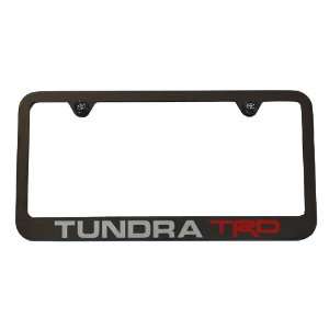  Toyota Tundra TRD License Plate Frame Black USA Made High 