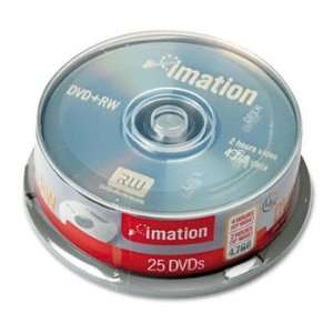  imation® DVD+RW Rewritable Disc DISC,DVD+RW,4.7GB,25SPIND 
