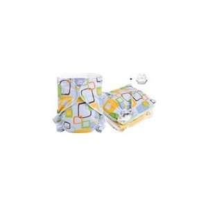   Basic Fitted Diaper 5 pack plus 1 wrap   Newborn/Infant   Boyish Baby