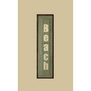  SaltBox Gifts SK519BV Beach Vertical Sign: Patio, Lawn 