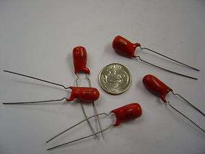 22uF 35v Dipped Tantalum Capacitor Radial Leads (LOT OF 20)  
