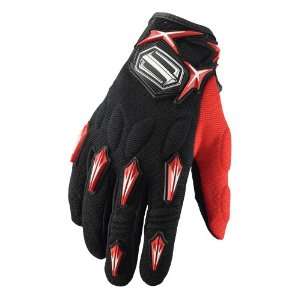  Shift Racing Stealth Gloves   Large/Red: Automotive