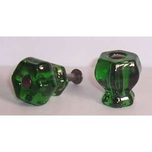   type Crystal Glass Cabinet Knobs NOW with FLUSH FIT CONNECTORS, a 3rd