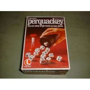  Vintage 1975 Perquackey Dice Word Game By Lakeside Games 