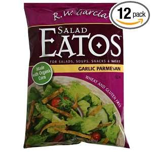 Salad Eatos Garlic Parmesan, 4 Ounces (Pack of 12)  