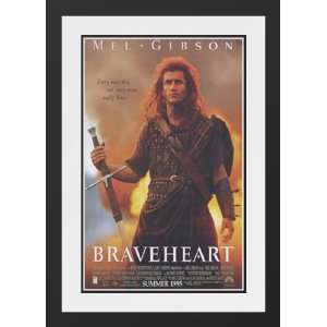  Braveheart 32x45 Framed and Double Matted Movie Poster 