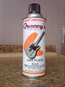LAKE PLACID BLUE Graceys Guitar Finish Paint Aerosol Spray Can NITRO 