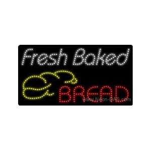  Fresh Baked Bread Outdoor LED Sign 20 x 37: Home 