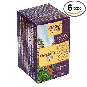 The Organic Tea Co., Organic Tea, Breakfast Blend, Tea Bags (20 Count 