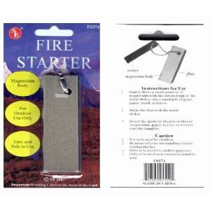  Large Magnesium Fire Starter: Sports & Outdoors