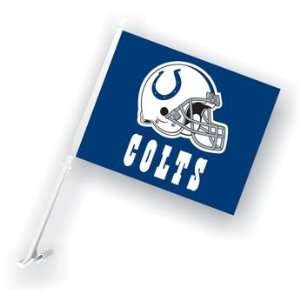 NFL Indianapolis Colts 11x14 Car Flags with Bracket ( Set of Two 