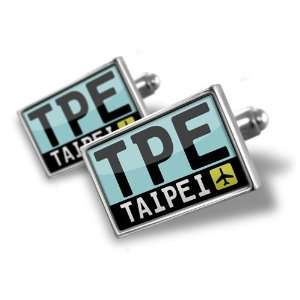 Cufflinks Airport code TPE / Taipei country: Taiwan   Hand Made 
