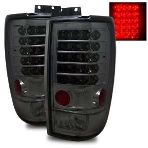  97 02 Ford Expedition Smoke LED Tail Lights Automotive