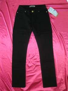 NWT~BOOTHEEL JEANS SHERYL CROW~BLK KENNETT STRAIGHT~30  