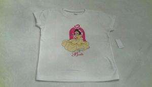 NEW DISNEY STORE PRINCESS BELLE T SHIRT BEAUTY AND THE BEAST BELLE 