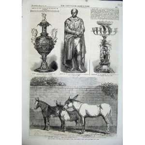   1864 Prize Donkeys Islington Statue Duke Bedford Cup: Home & Kitchen