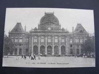 Le Havre La Bourse France Old French Postcard  