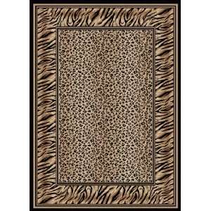  Radici Vesuvio 1714 BLACK Rectangle 3.30 x 4.11 Area Rug 