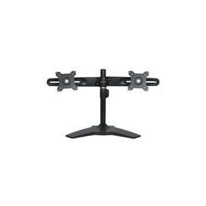   00 Black Dual Monitor Stand for LCD Displays: Computers & Accessories