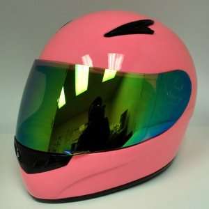   Motocross MX ATV Dirt Bike Full Face Youth Helmet Pink: Automotive