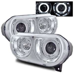   Halo Projector Headlights (Fits Halogen Light Bulbs Only): Automotive