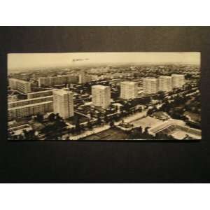  RPPC, B dul Muncii, Bucuresti, Romania Panorama/Aerial 